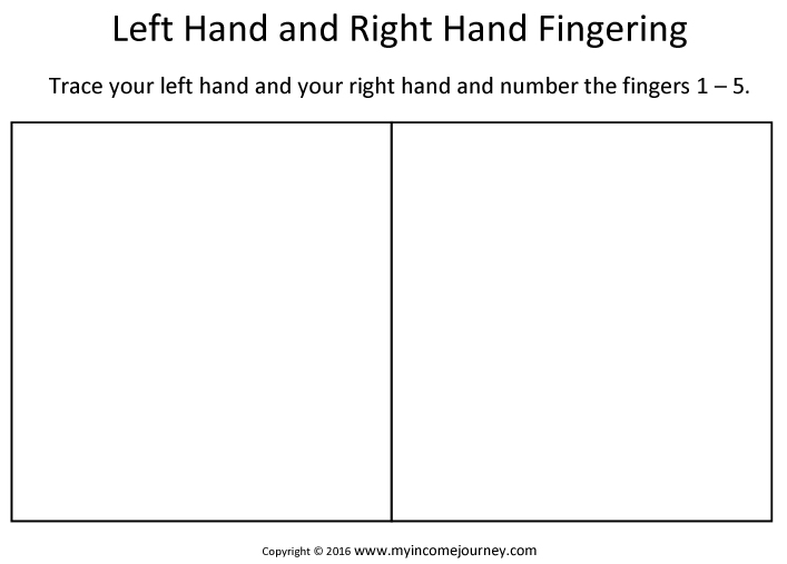 Left Hand and Right Hand Fingering sample