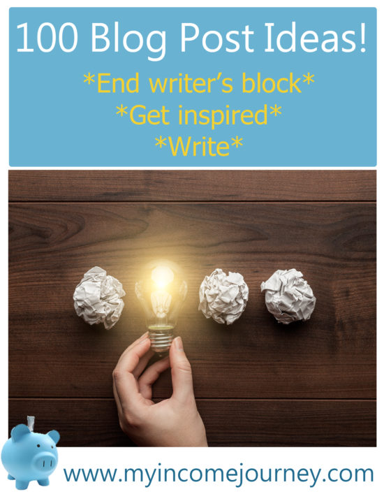 100 Blog Post Ideas Write