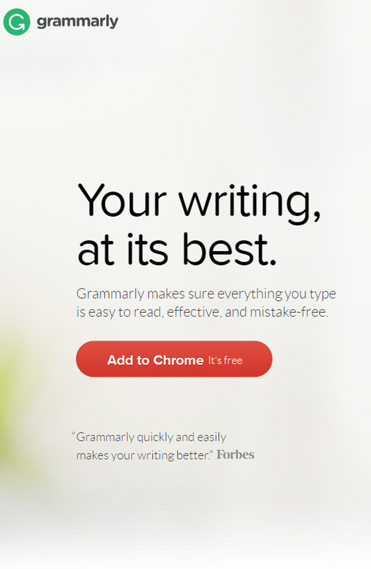 Blogging Tip – Grammarly