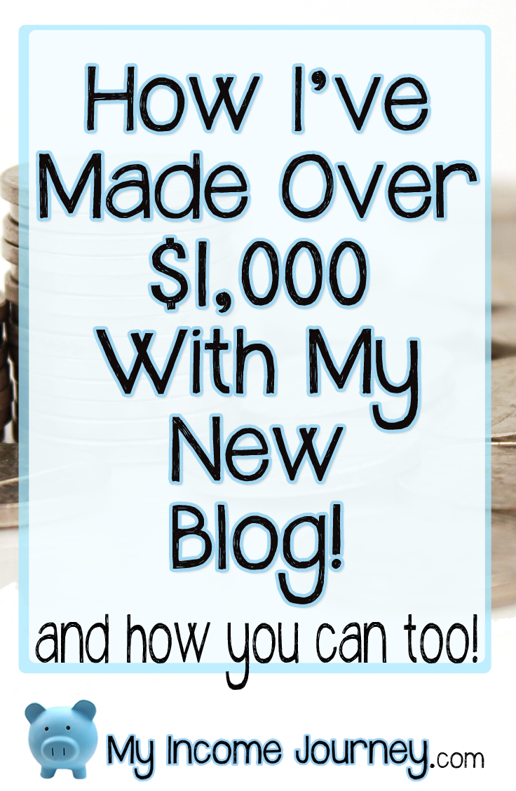 How I’ve Made Over $1,000 With My New Blog
